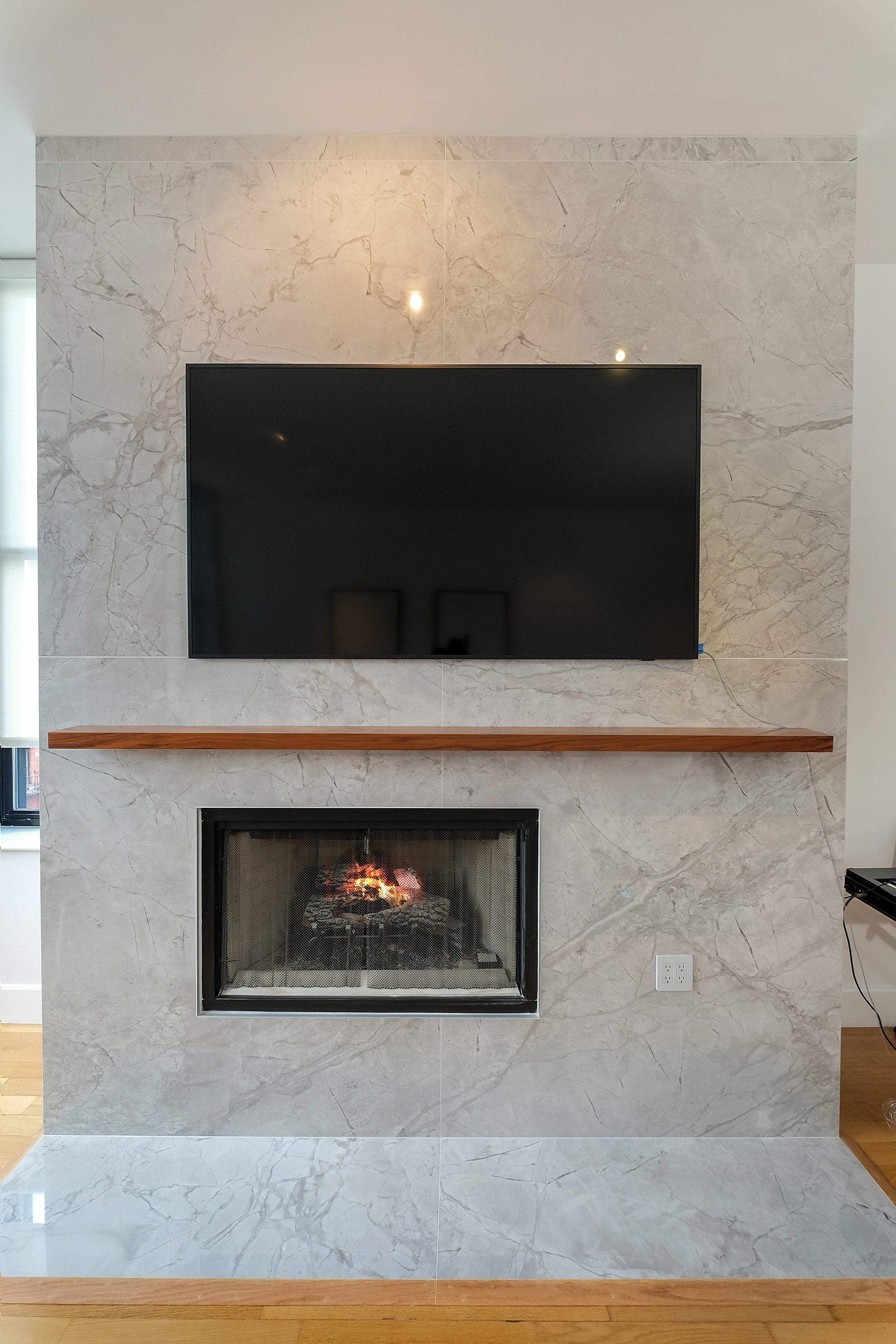 Renovated interior of a condo at The Hit Factory at 421 West 54th Street in Midtown, Manhattan, by Gallery KBNY (view 1)