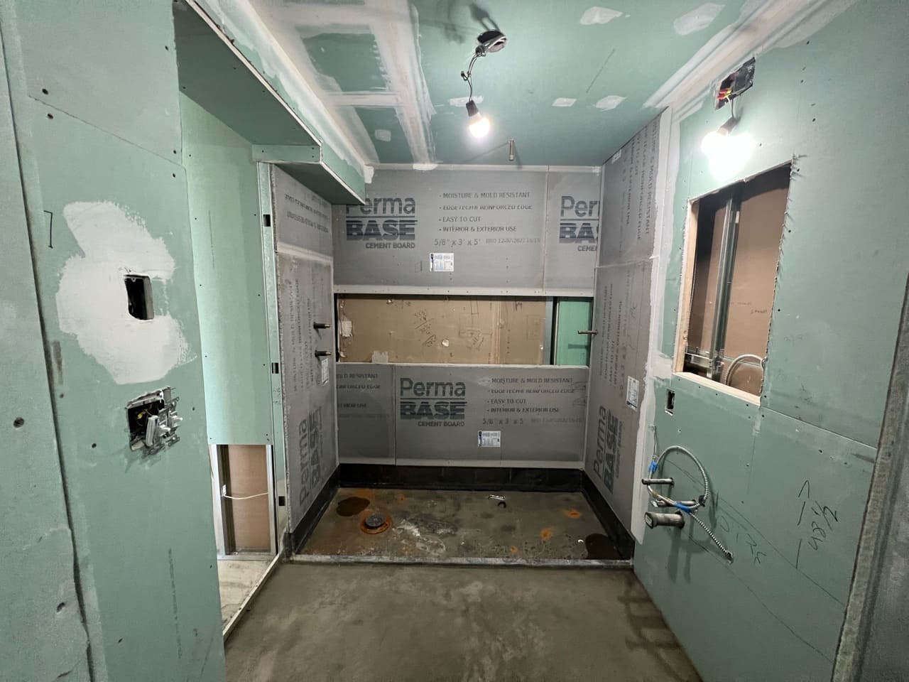 Pre-renovation or in-progress view of a post-war condo renovation at The Coronado at 155 West 70th Street in Lincoln Square, Manhattan, by Gallery KBNY (view 16)