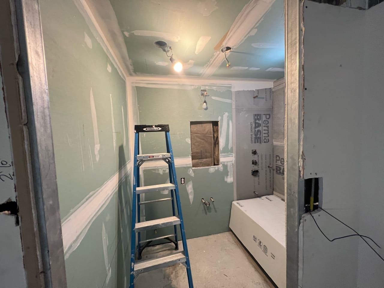 Pre-renovation or in-progress view of a post-war condo renovation at The Coronado at 155 West 70th Street in Lincoln Square, Manhattan, by Gallery KBNY (view 9)