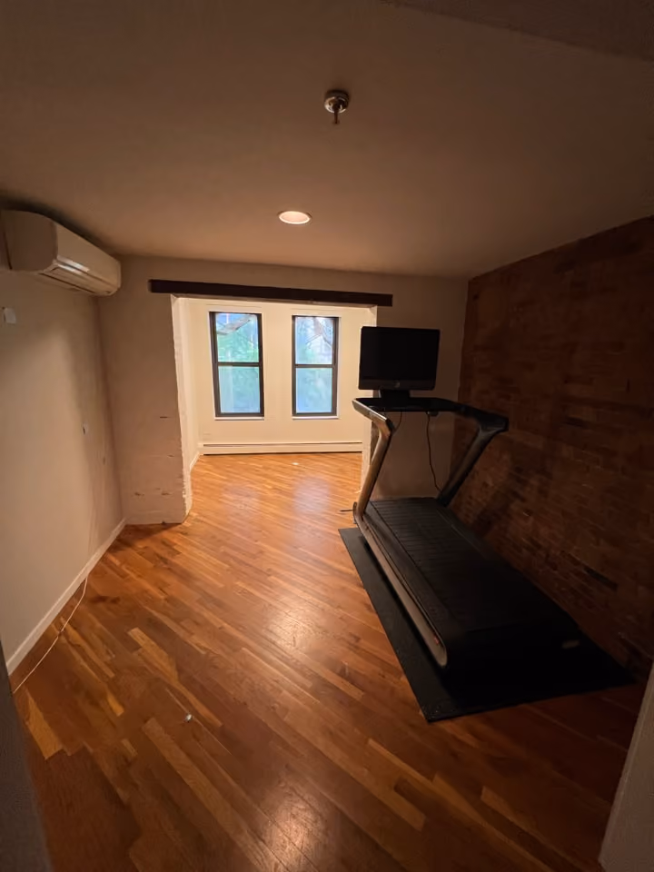 Pre-renovation or in-progress view of a pre-war co-op loft renovation at 466 Washington Street in Tribeca, Manhattan, by Gallery KBNY (view 1)