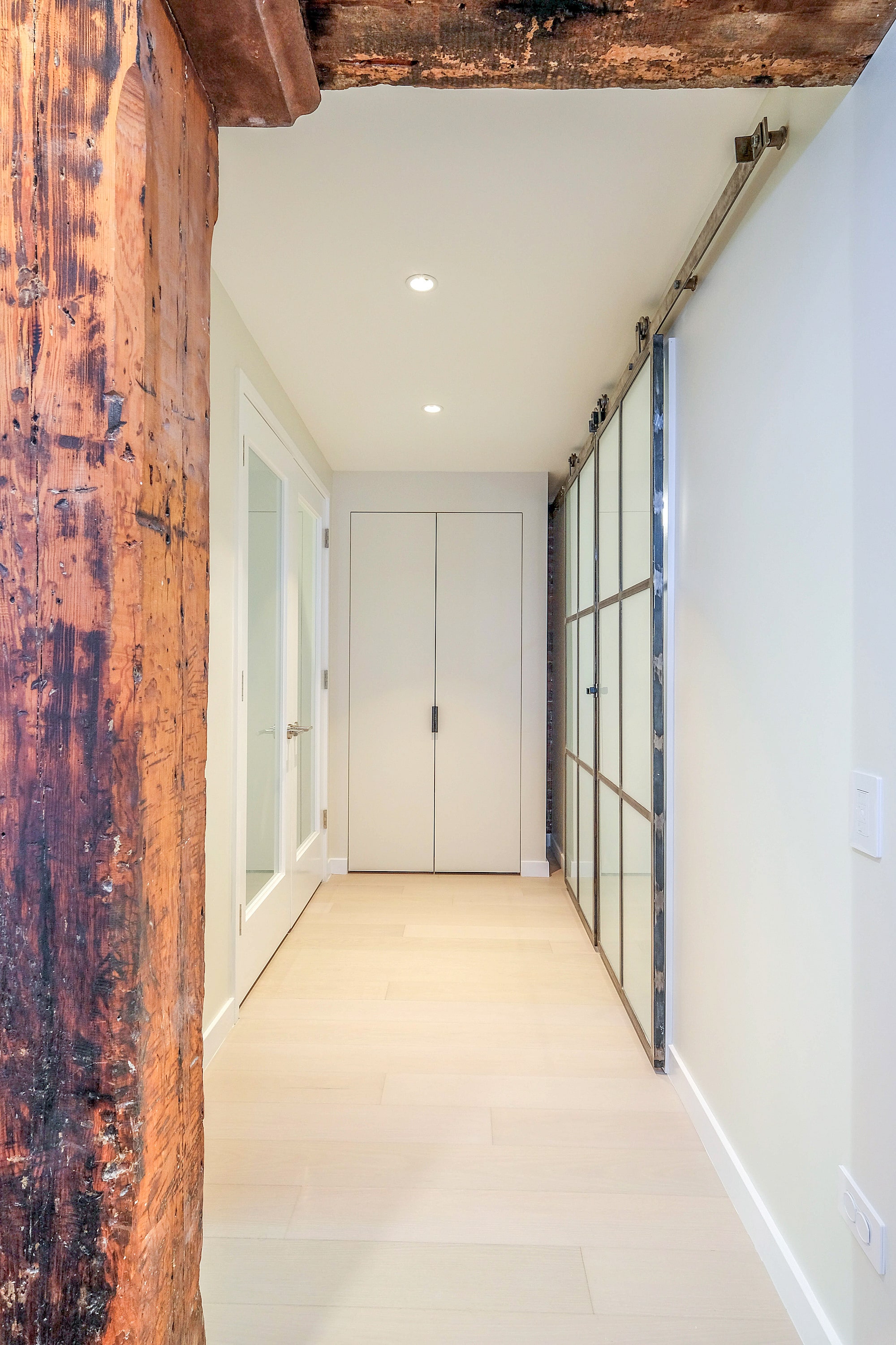 Renovated interior of a pre-war co-op loft at 466 Washington Street in Tribeca, Manhattan, by Gallery KBNY (view 5)