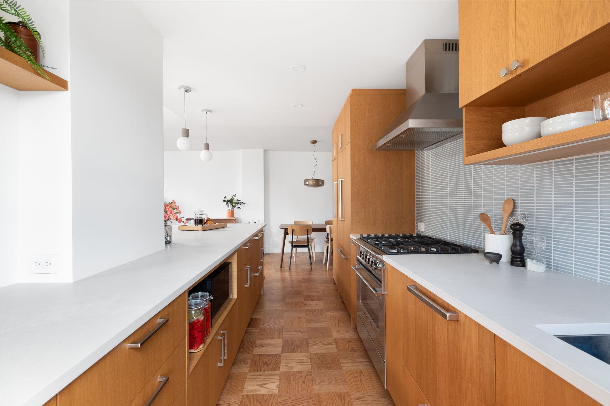 Renovated interior of a post-war co-op at 413 Grand Street on the Lower East Side, Manhattan, by Gallery KBNY (view 4)