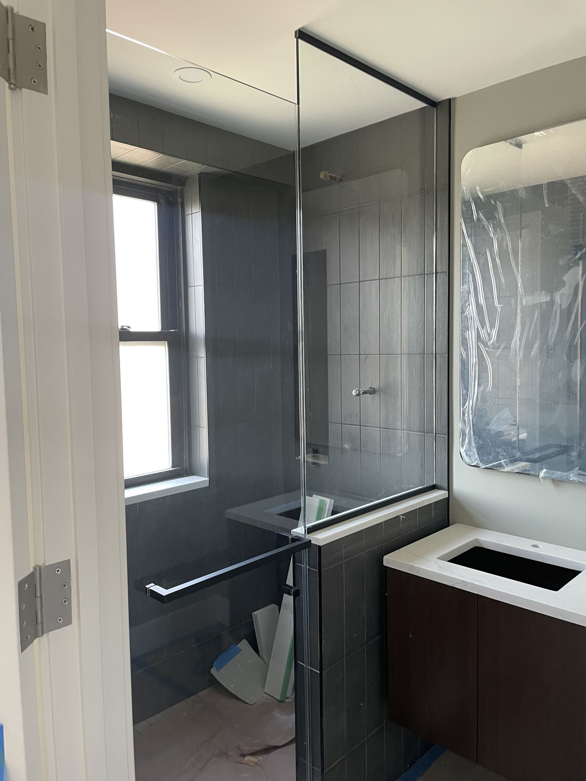 Construction in progress during a post-war co-op renovation at 413 Grand Street on the Lower East Side, Manhattan, by Gallery KBNY (view 16)