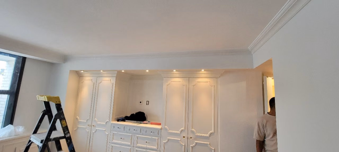 Pre-renovation or in-progress view of a post-war co-op renovation at 130 East 18th Street in Gramercy Park, Manhattan, by Gallery KBNY (view 5)