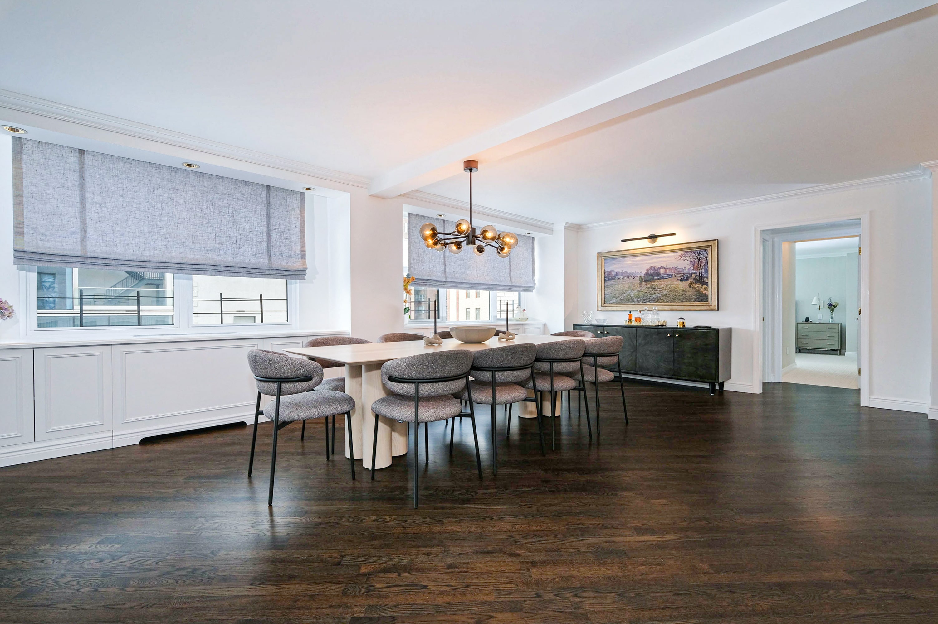 Renovated interior of a post-war co-op at 130 East 18th Street in Gramercy Park, Manhattan, by Gallery KBNY (view 3)