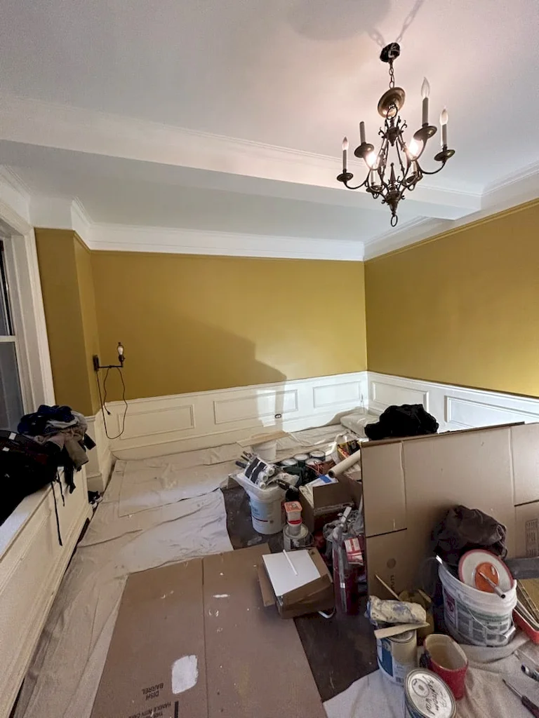 Pre-renovation or in-progress view of a pre-war co-op renovation at 91 Central Park West on the Upper West Side, Manhattan, by Gallery KBNY (view 11)