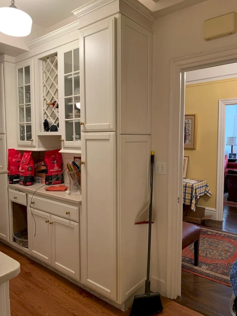 Interior before a pre-war co-op renovation at 91 Central Park West on the Upper West Side, Manhattan, by Gallery KBNY (view 7)