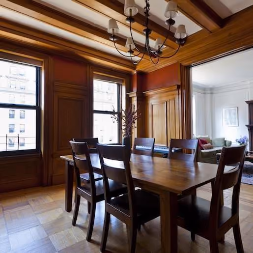 Pre-renovation or in-progress view of a pre-war classic eight co-op renovation at The Manchester at 255 West 108th Street on the Upper West Side, Manhattan, by Gallery KBNY (view 2)