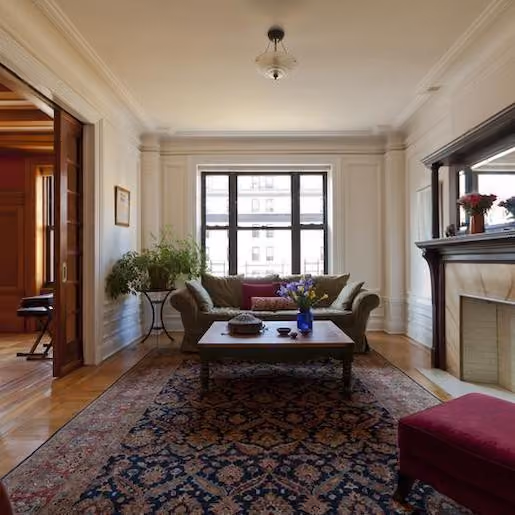 Pre-renovation or in-progress view of a pre-war classic eight co-op renovation at The Manchester at 255 West 108th Street on the Upper West Side, Manhattan, by Gallery KBNY (view 3)