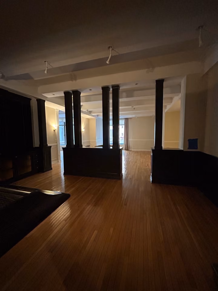 Interior before a pre-war condo renovation at The Chelsea Mercantile at 252 Seventh Avenue in Chelsea, Manhattan, by Gallery KBNY (view 4)