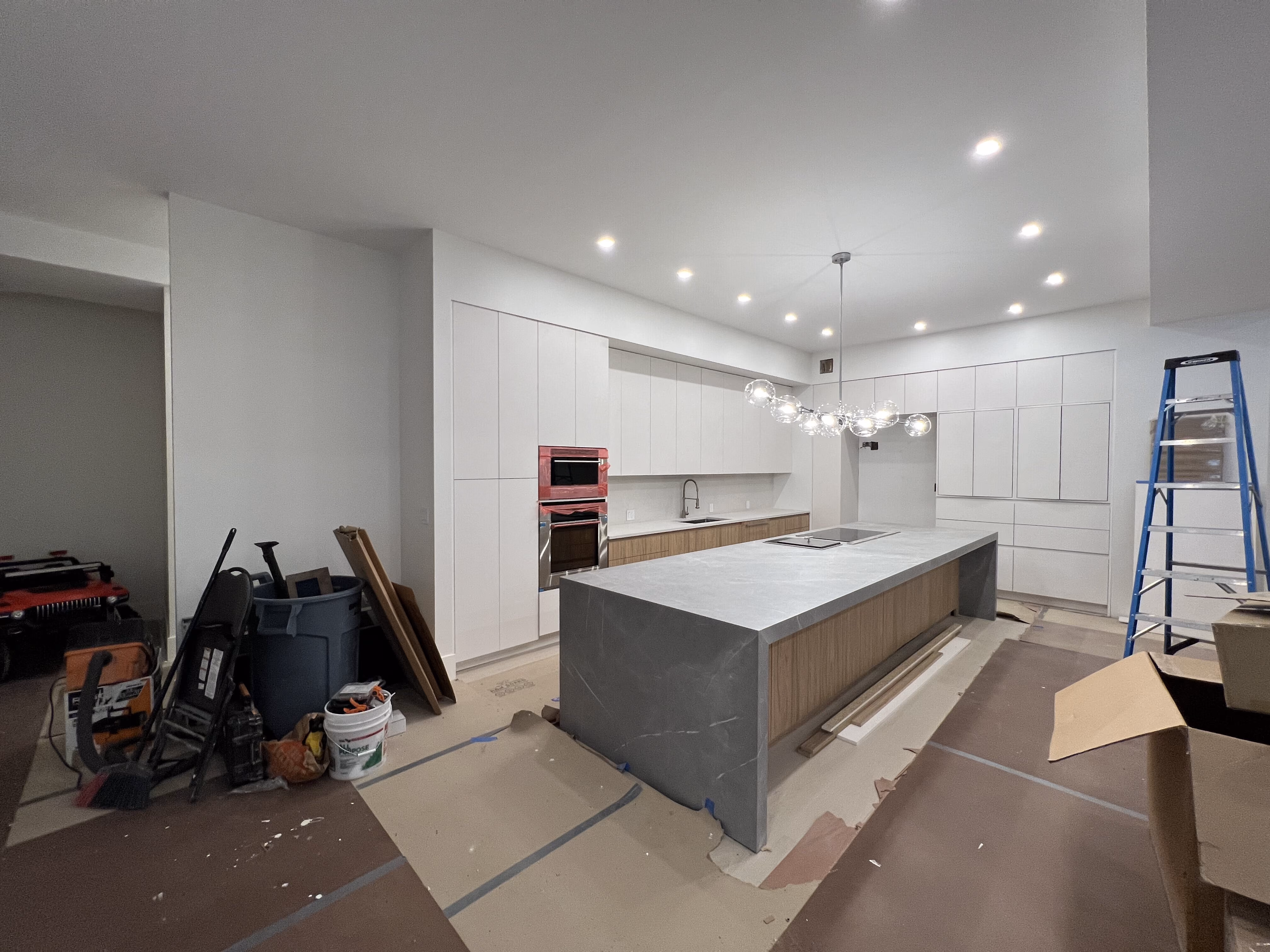 Pre-renovation or in-progress view of a pre-war condo renovation at The Chelsea Mercantile at 252 Seventh Avenue in Chelsea, Manhattan, by Gallery KBNY (view 19)