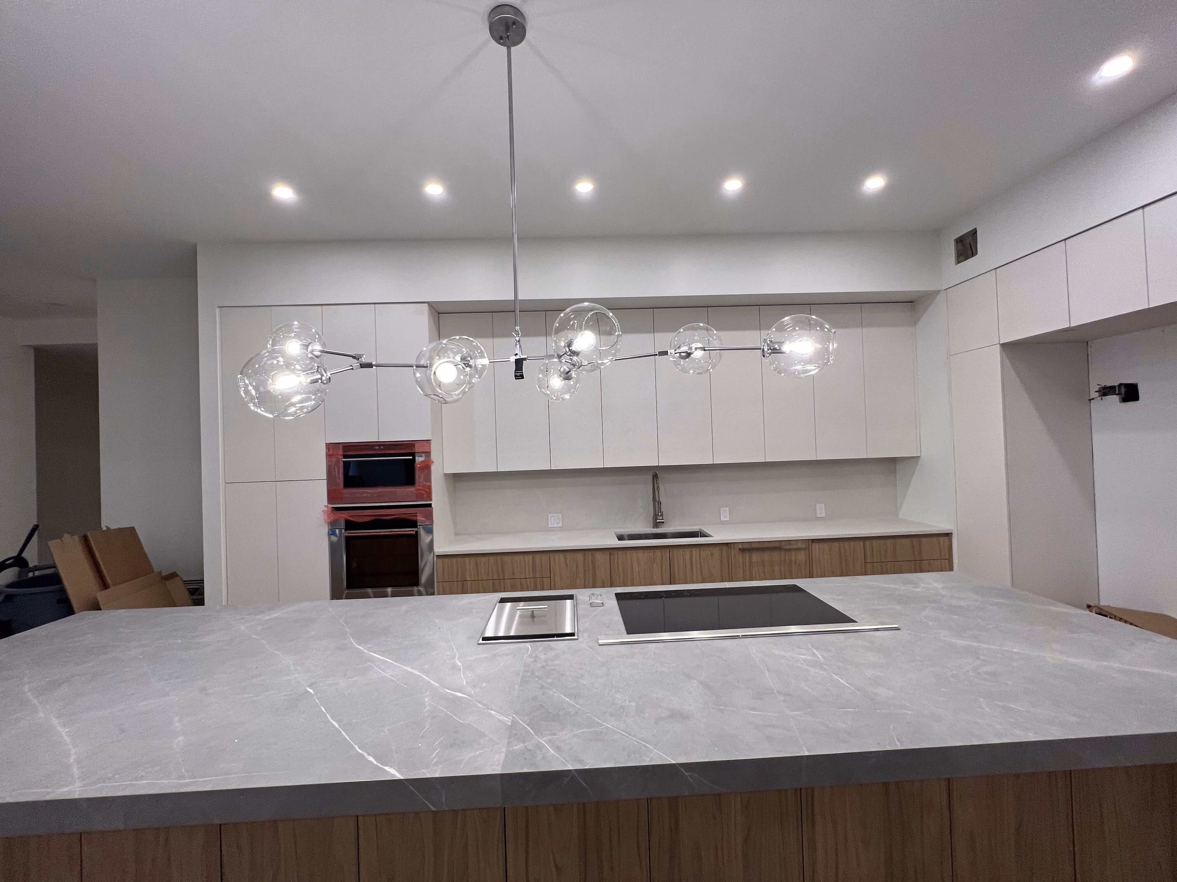 Pre-renovation or in-progress view of a pre-war condo renovation at The Chelsea Mercantile at 252 Seventh Avenue in Chelsea, Manhattan, by Gallery KBNY (view 18)