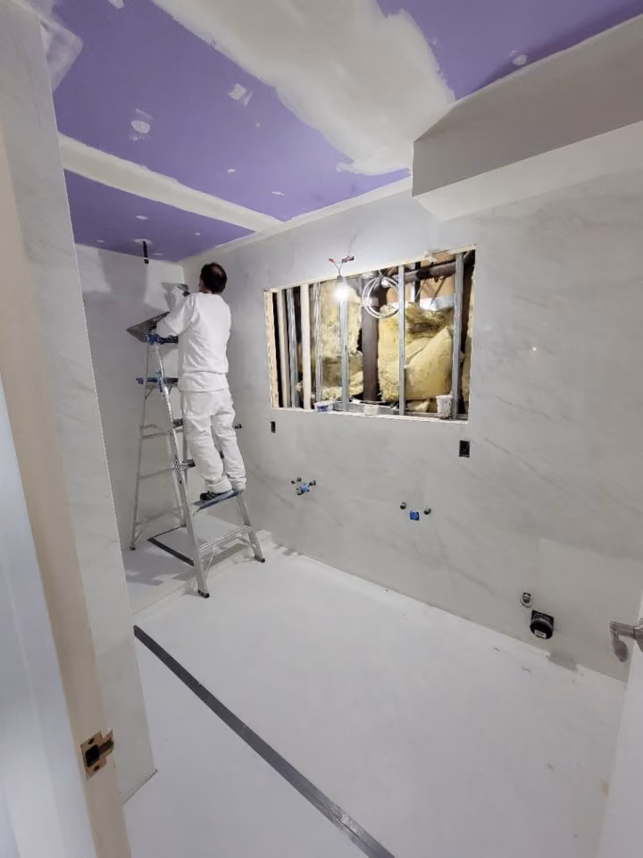 Construction in progress during a condo renovation at The Gotham at 170 East 87th Street in Carnegie Hill, Manhattan, by Gallery KBNY (view 5)