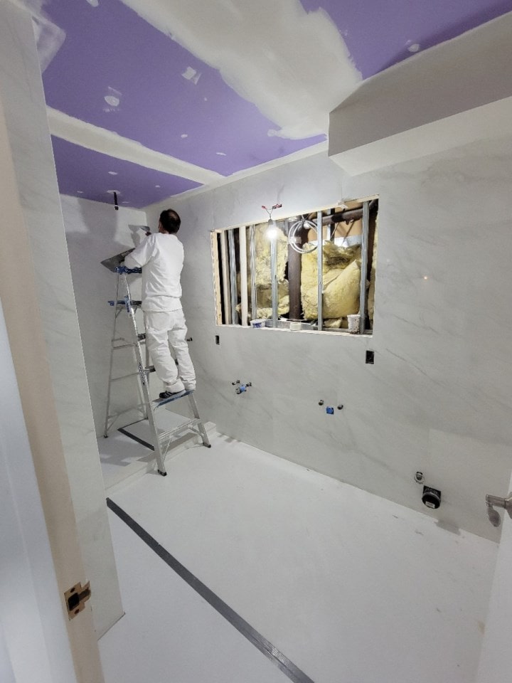 Construction in progress during a condo renovation at The Gotham at 170 East 87th Street in Carnegie Hill, Manhattan, by Gallery KBNY (view 5)
