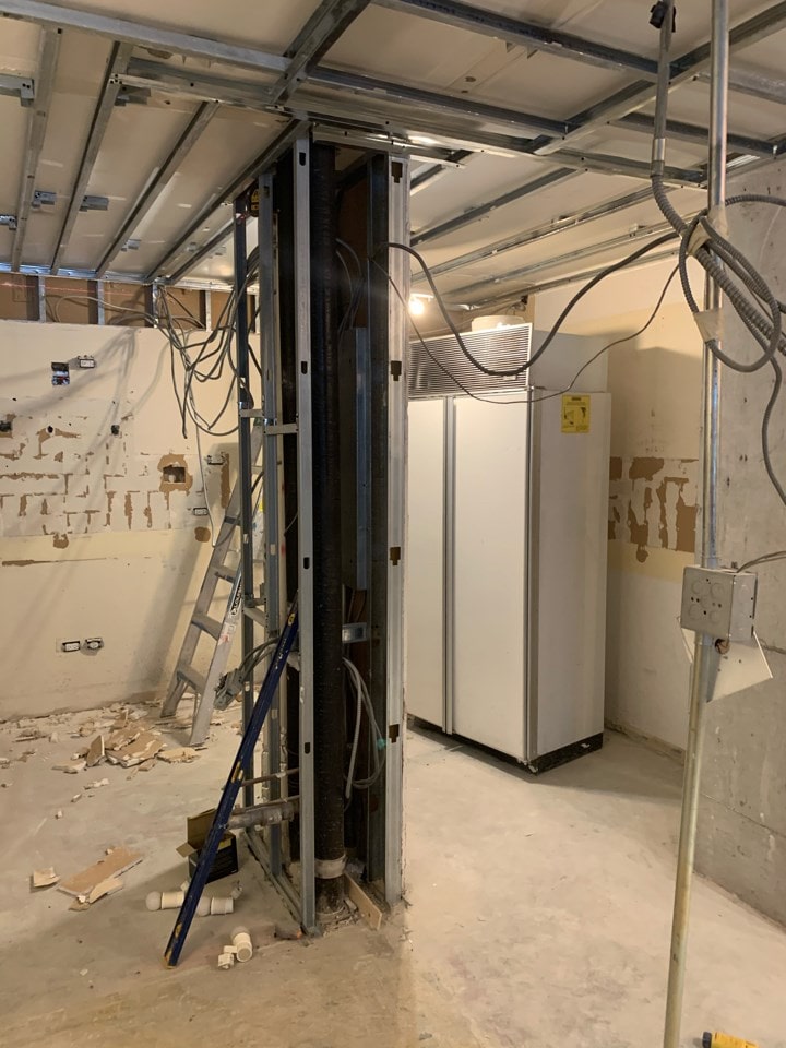 Construction in progress during a condo renovation at The Gotham at 170 East 87th Street in Carnegie Hill, Manhattan, by Gallery KBNY (view 9)