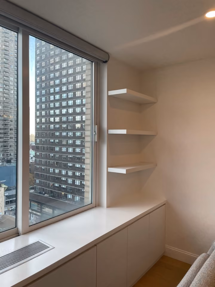 Construction in progress during a condo renovation at The Gotham at 170 East 87th Street in Carnegie Hill, Manhattan, by Gallery KBNY (view 11)