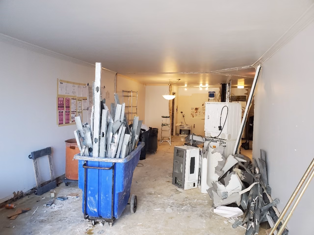 Construction in progress during a condo renovation at The Gotham at 170 East 87th Street in Carnegie Hill, Manhattan, by Gallery KBNY (view 3)