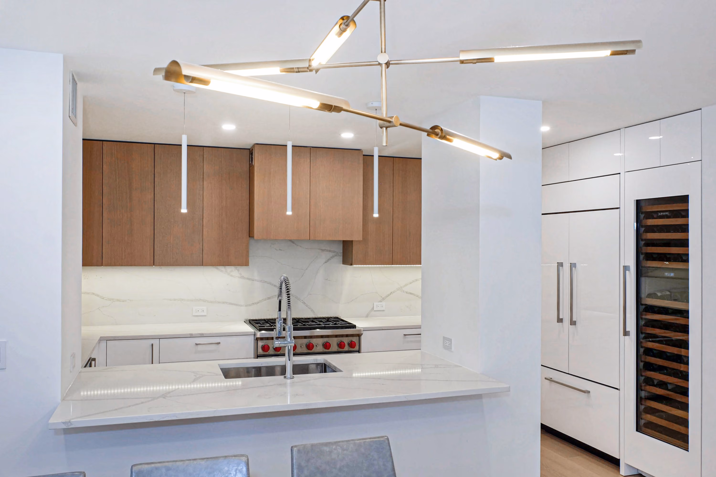 Renovated interior of a condo at The Gotham at 170 East 87th Street in Carnegie Hill, Manhattan, by Gallery KBNY (view 3)