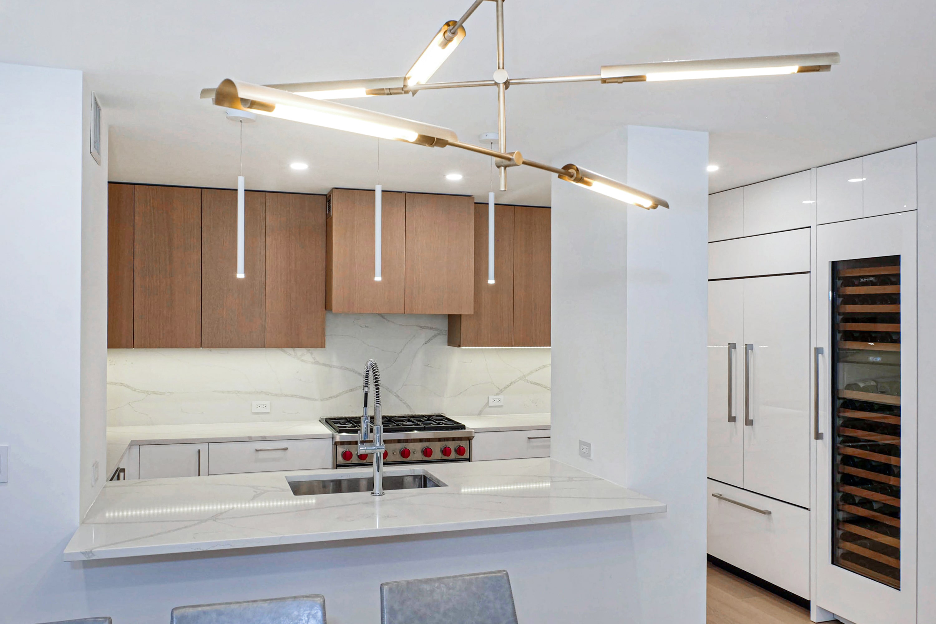 Renovated interior of a condo at The Gotham at 170 East 87th Street in Carnegie Hill, Manhattan, by Gallery KBNY (view 3)