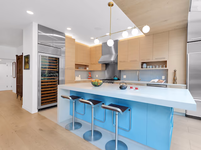 Renovated interior of a loft at 73 Worth Street in Tribeca, Manhattan, by Gallery KBNY (view 3)