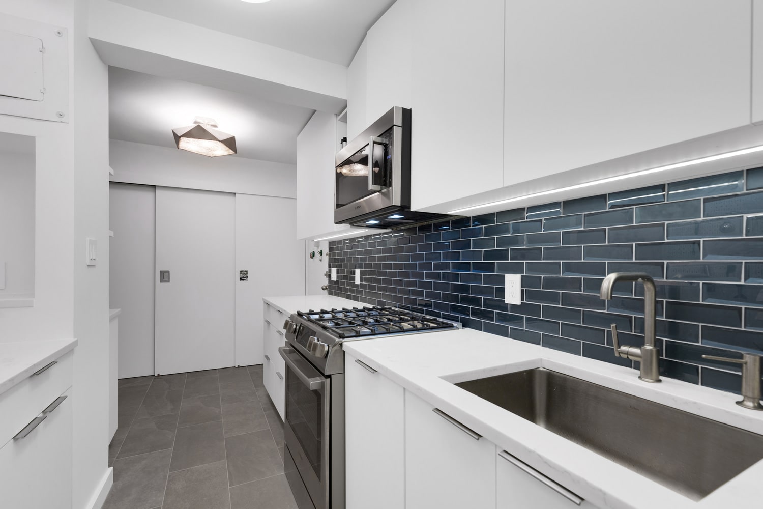 NYC Co-Op Kitchen Renovation In Greenwich Village at 13 West 13th — Gallery KBNY