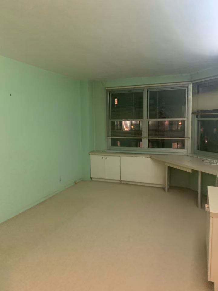 Interior before a post-war condo renovation at 8 East 83rd Street in Carnegie Hill, Manhattan, by Gallery KBNY (view 2)