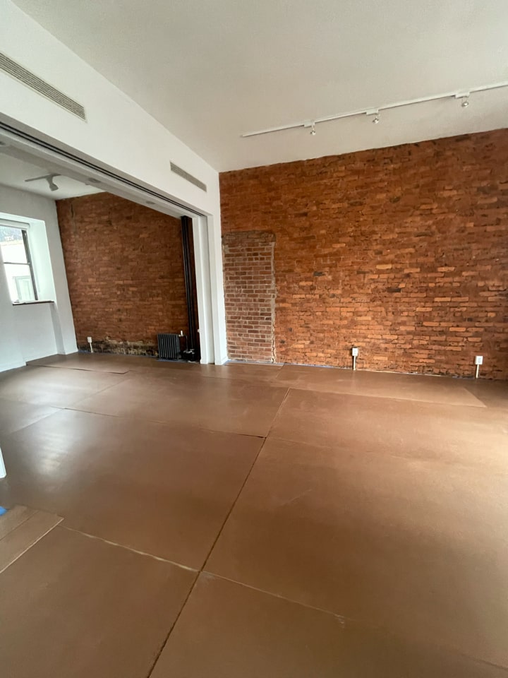 Construction in progress during a pre-war co-op combination renovation at 23 East 10th Street in Greenwich Village, Manhattan, by Gallery KBNY (view 1)