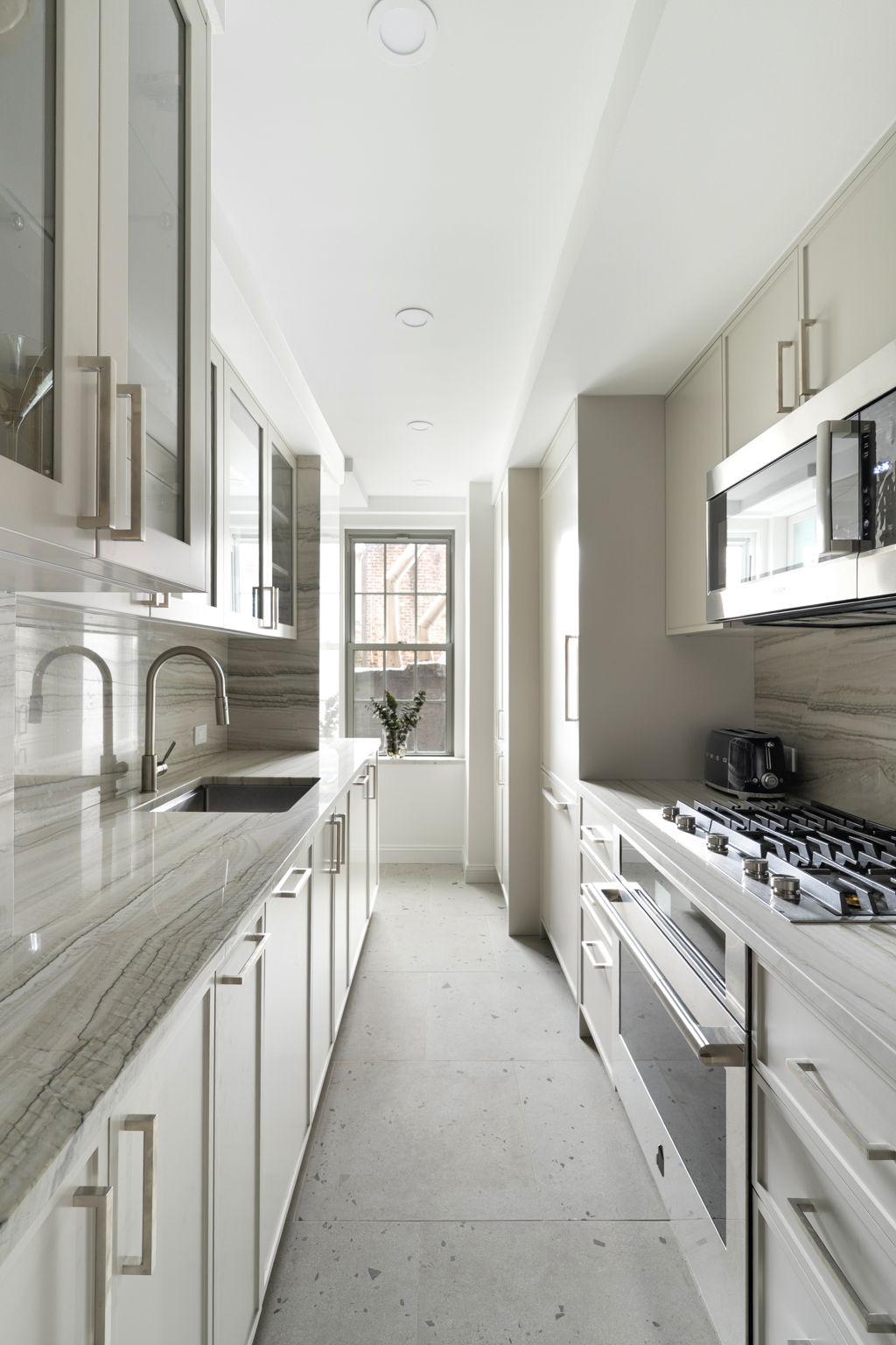Renovated interior of a pre-war co-op at The Windsor Arms at 61 West 9th Street in Greenwich Village, Manhattan, by Gallery KBNY (continued view 14)