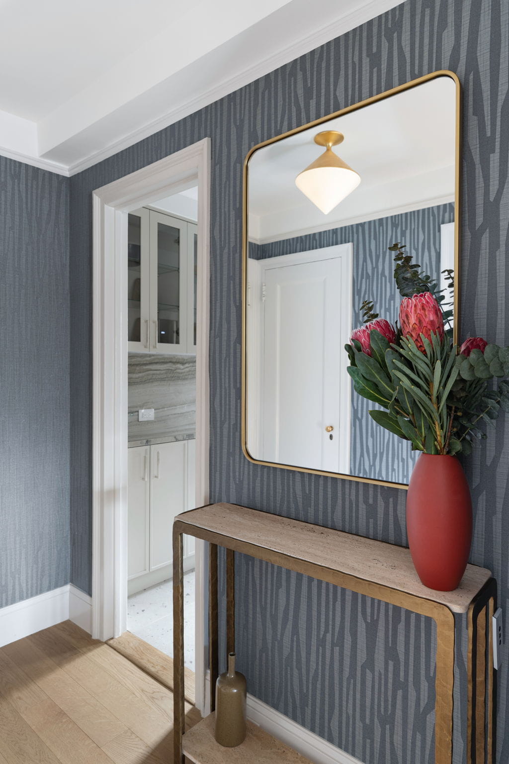 Renovated interior of a pre-war co-op at The Windsor Arms at 61 West 9th Street in Greenwich Village, Manhattan, by Gallery KBNY (view 13)