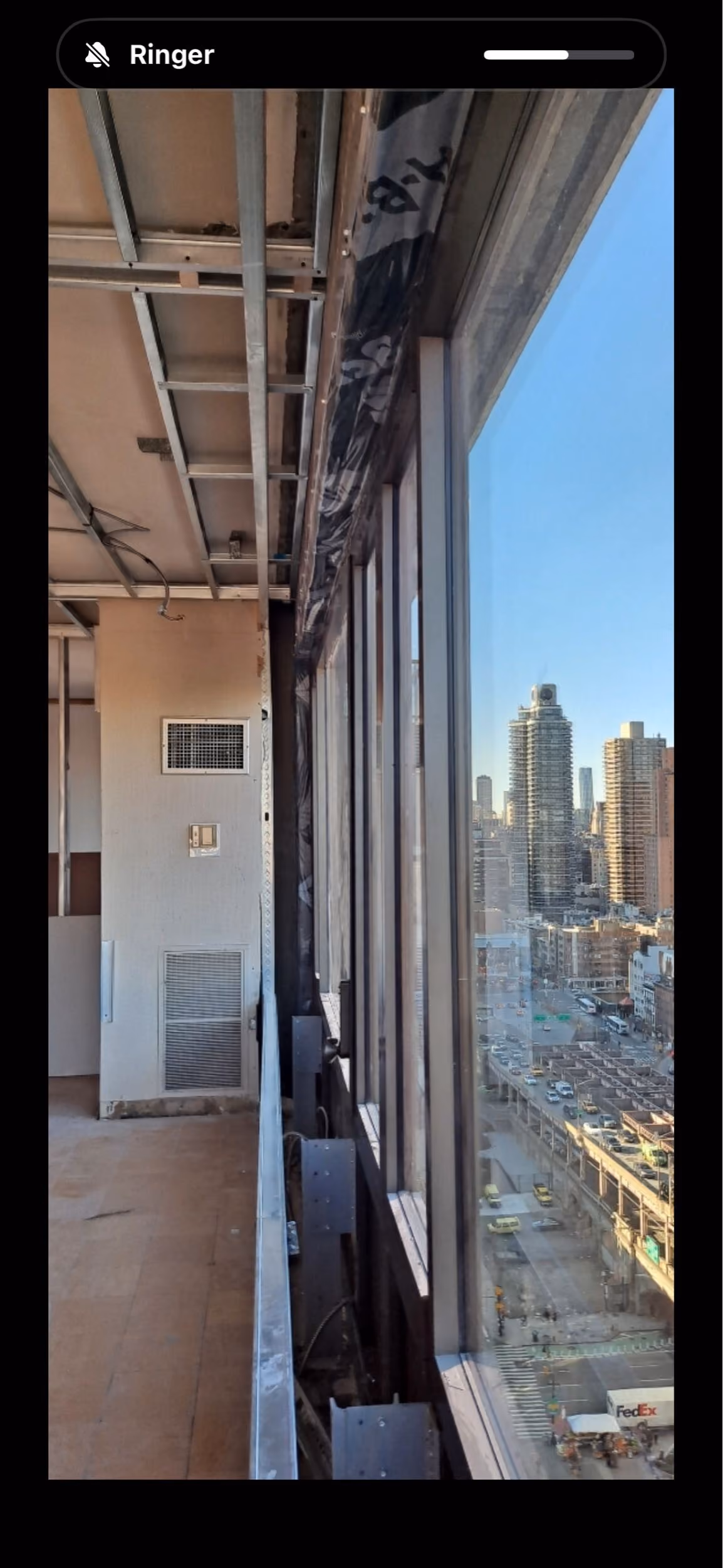 Pre-renovation or in-progress view of a post-war co-op renovation at 425 East 58th Street in Sutton Place, Manhattan, by Gallery KBNY (view 14)
