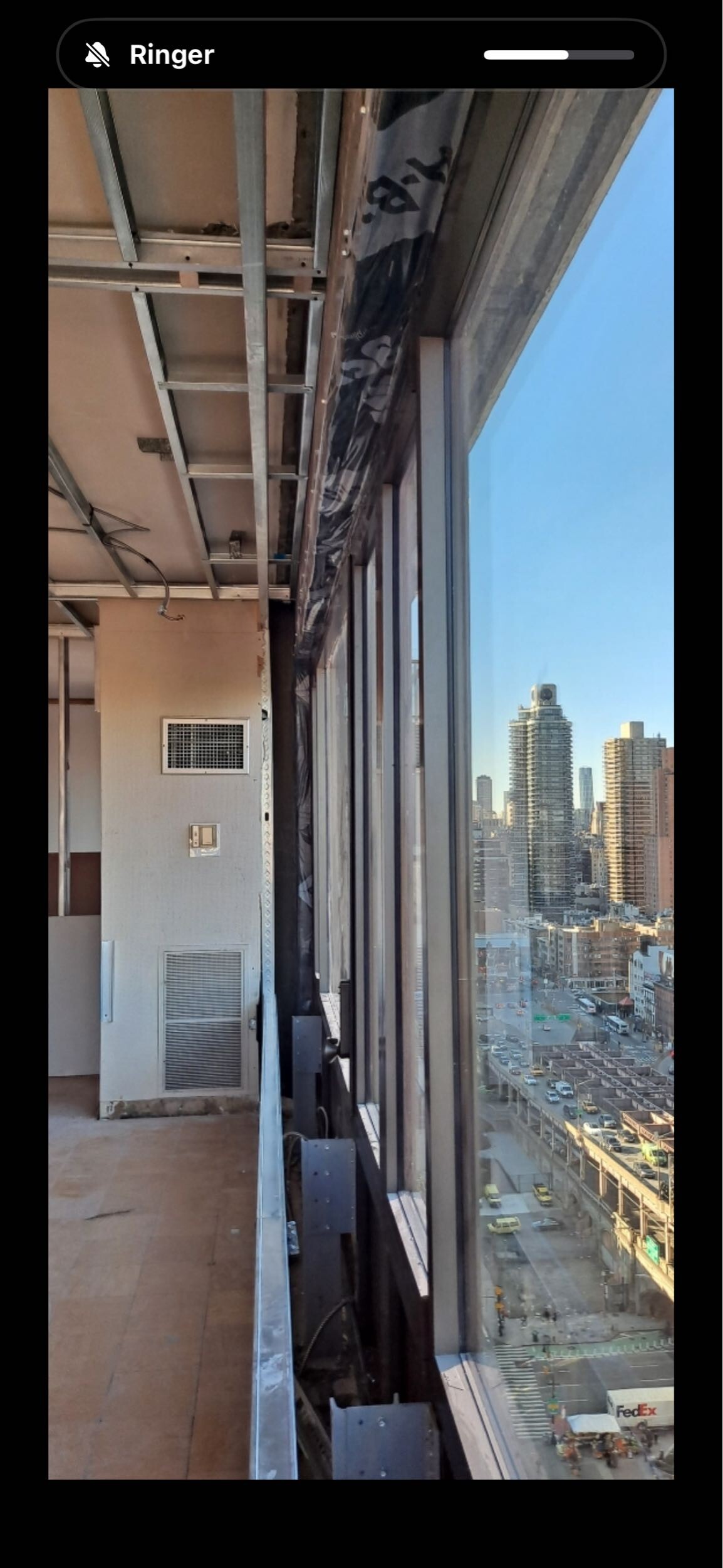 Pre-renovation or in-progress view of a post-war co-op renovation at 425 East 58th Street in Sutton Place, Manhattan, by Gallery KBNY (view 14)