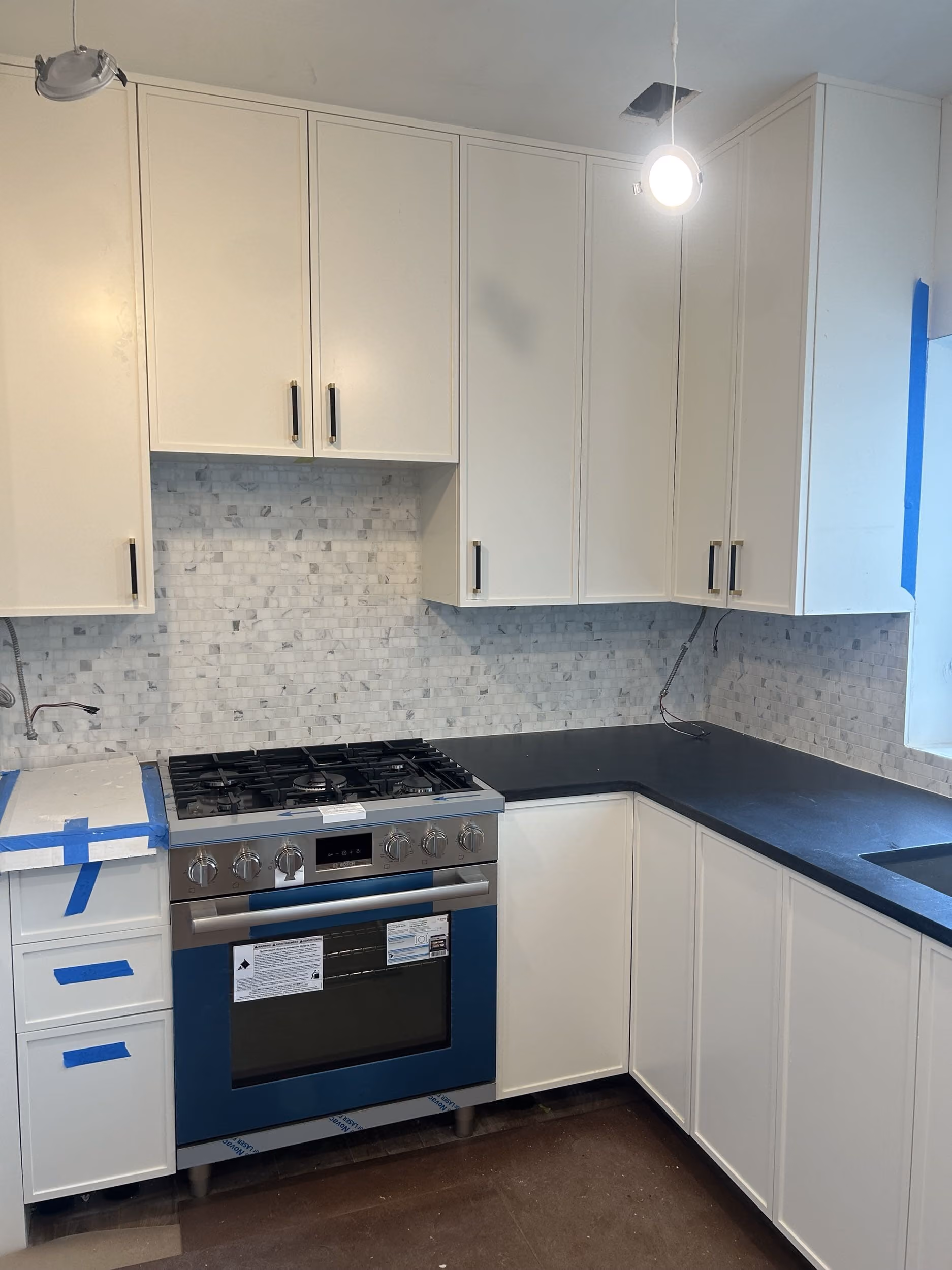 Pre-renovation or in-progress view of a post-war co-op renovation at 425 East 58th Street in Sutton Place, Manhattan, by Gallery KBNY (view 22)