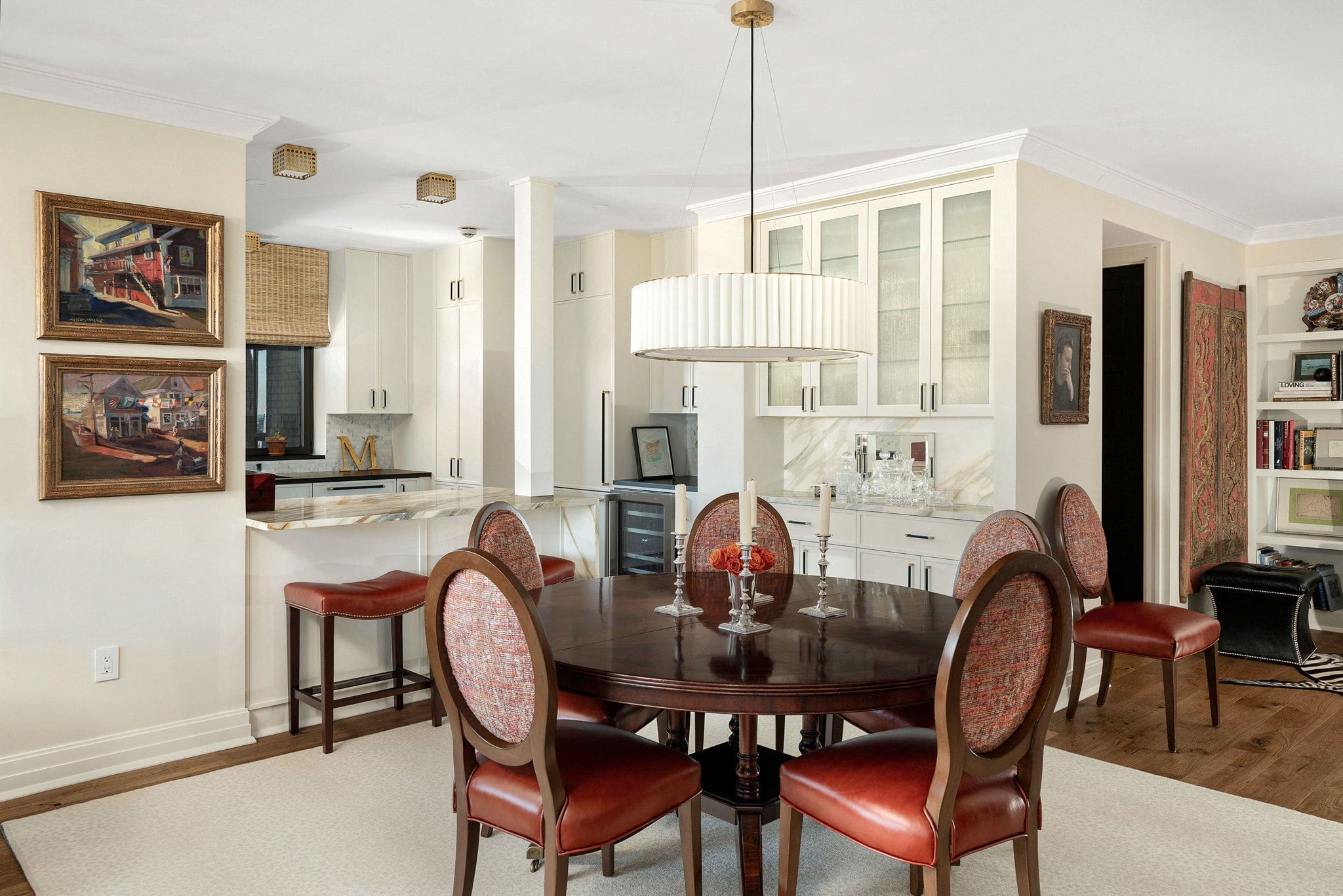 Renovated interior of a post-war co-op at 425 East 58th Street in Sutton Place, Manhattan, by Gallery KBNY (view 4)