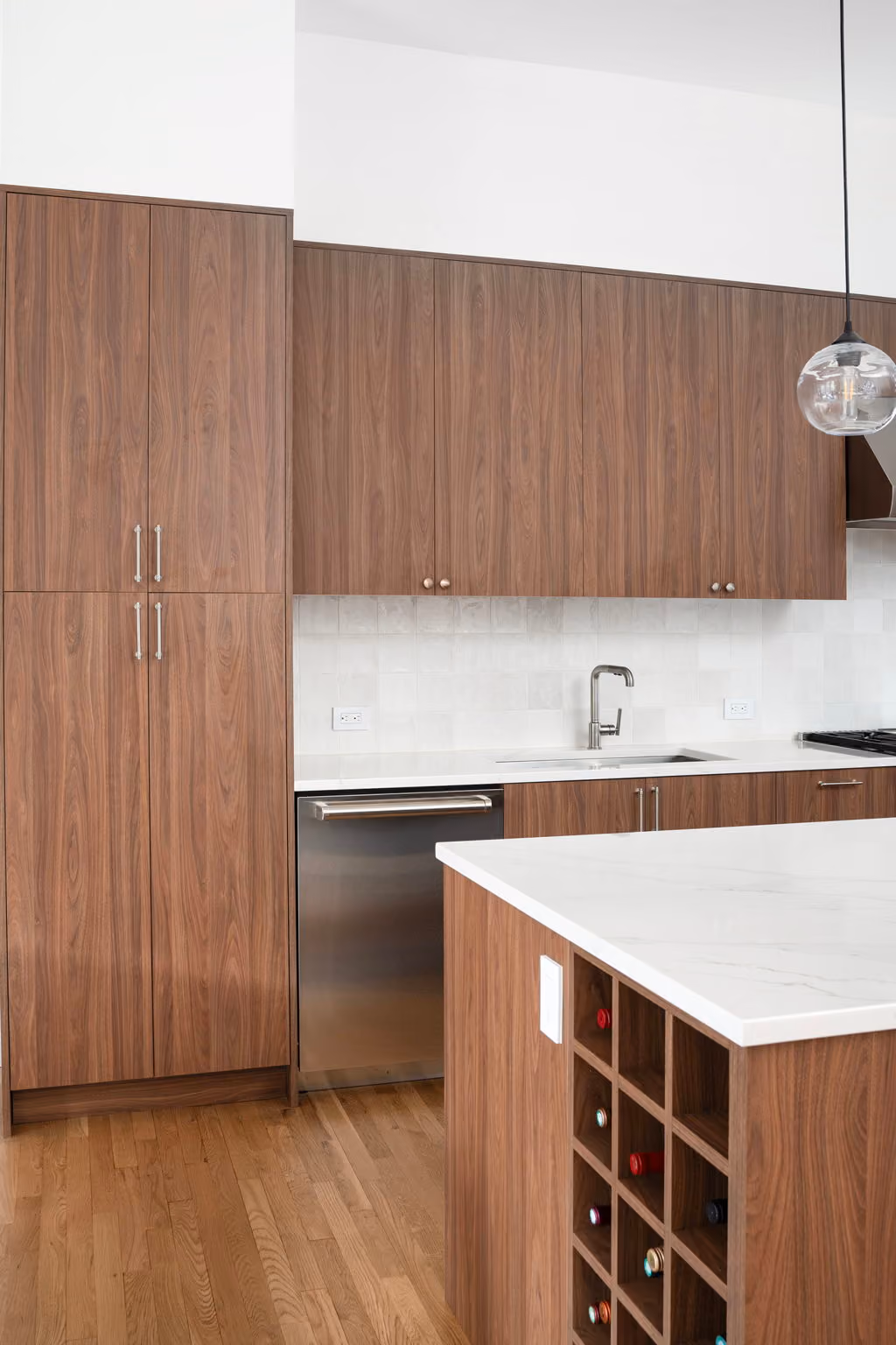 Renovated interior of a pre-war loft condo at 345 Greenwich Street in Tribeca, Manhattan, by Gallery KBNY (view 5)