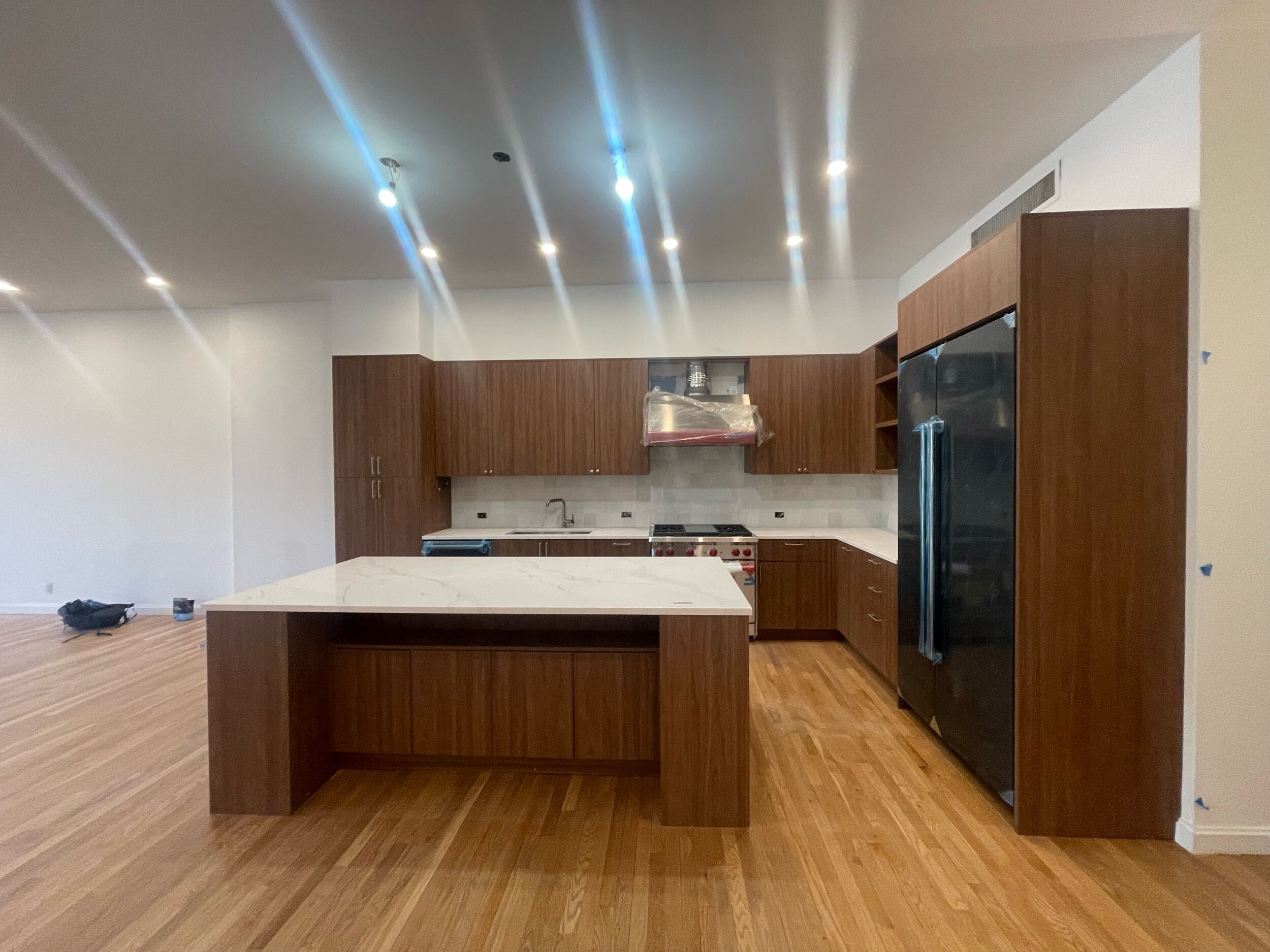 Pre-renovation or in-progress view of a pre-war loft condo renovation at 345 Greenwich Street in Tribeca, Manhattan, by Gallery KBNY (view 21)