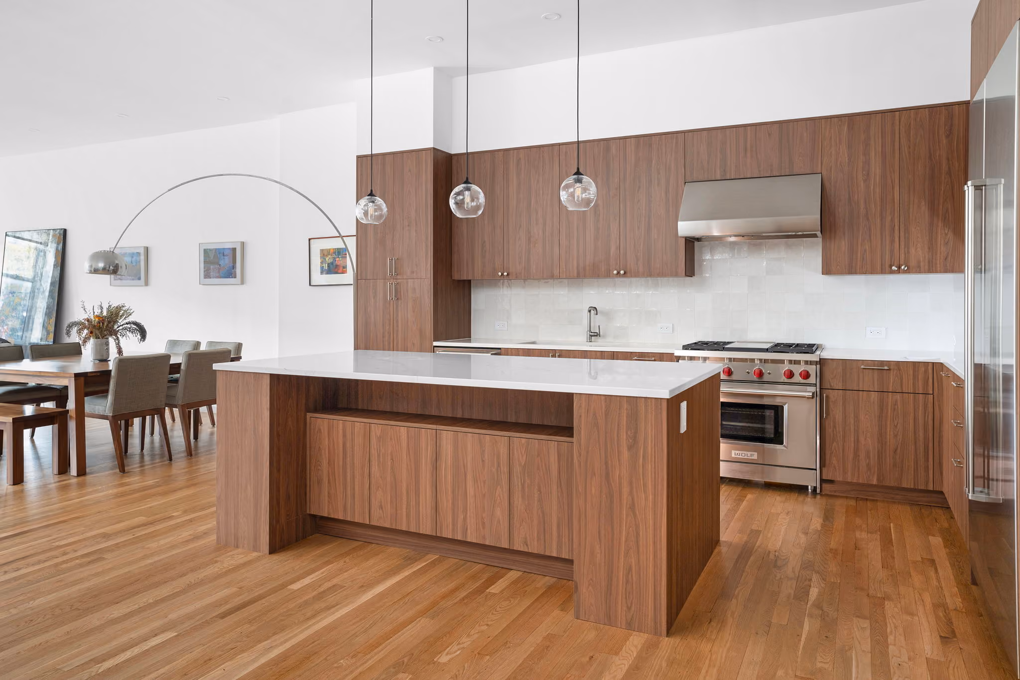 Renovated interior of a pre-war loft condo at 345 Greenwich Street in Tribeca, Manhattan, by Gallery KBNY (view 3)