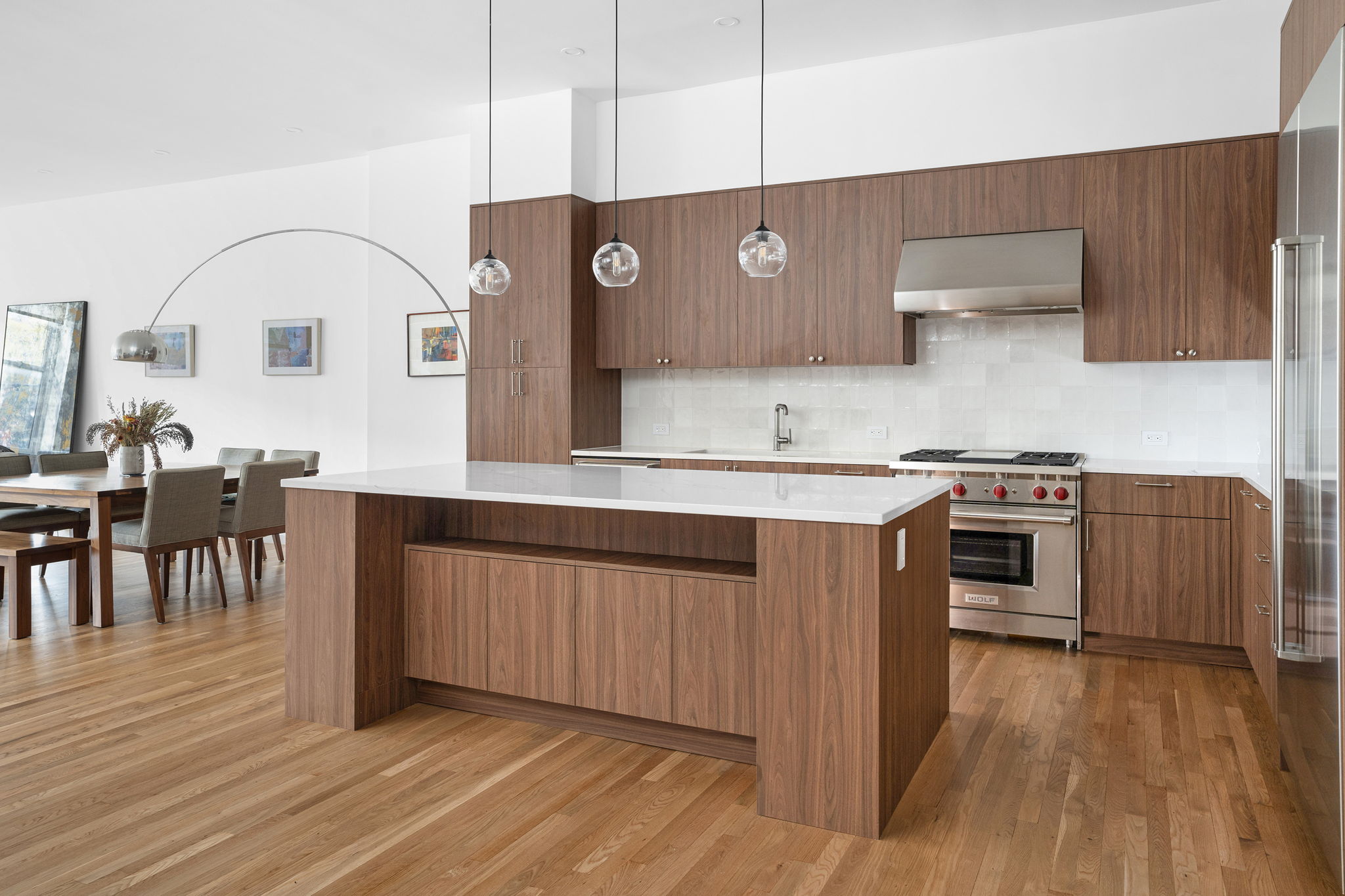 Renovated interior of a pre-war loft condo at 345 Greenwich Street in Tribeca, Manhattan, by Gallery KBNY (view 3)