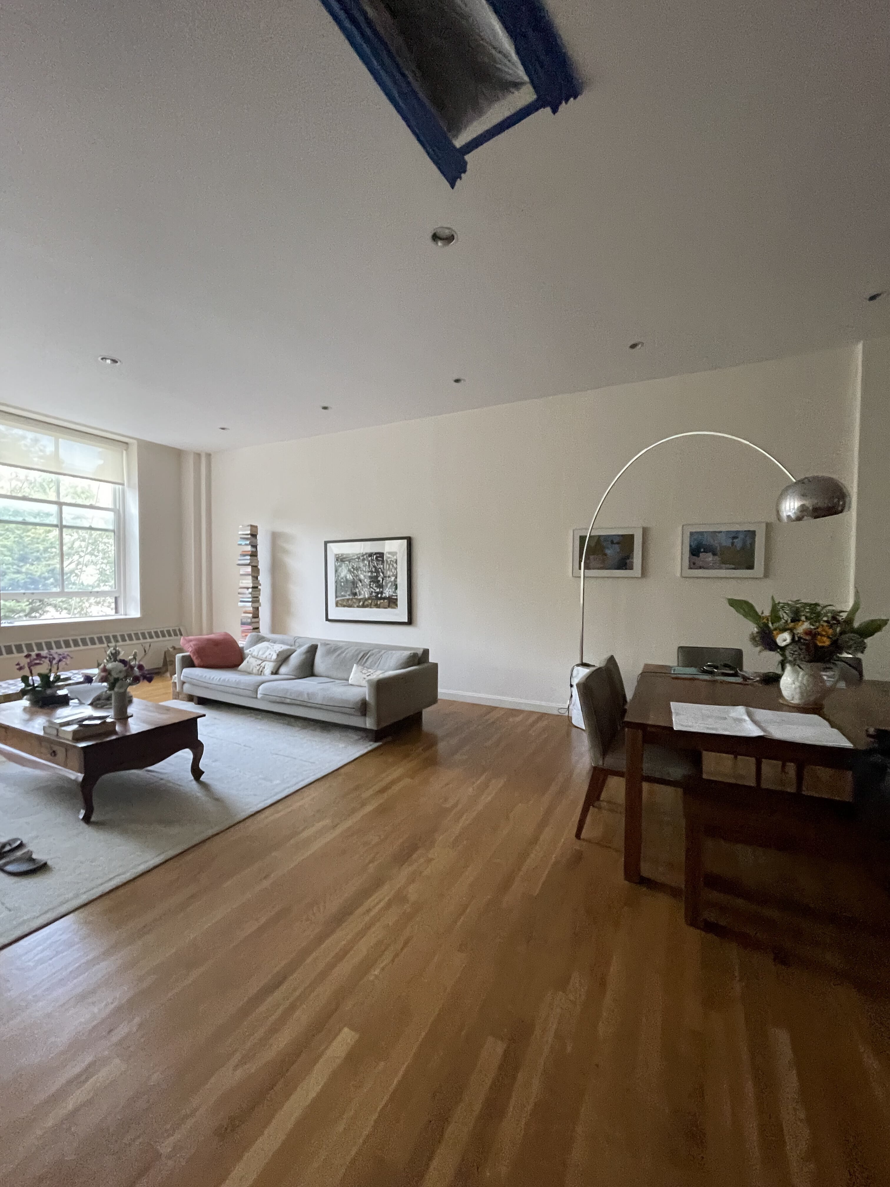 Pre-renovation or in-progress view of a pre-war loft condo renovation at 345 Greenwich Street in Tribeca, Manhattan, by Gallery KBNY (view 6)