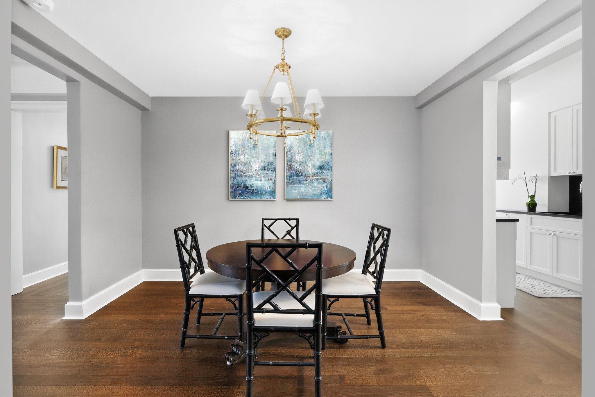 Renovated interior of a pre-war co-op at 308 East 79th Street on the Upper East Side, Manhattan, by Gallery KBNY (view 2)