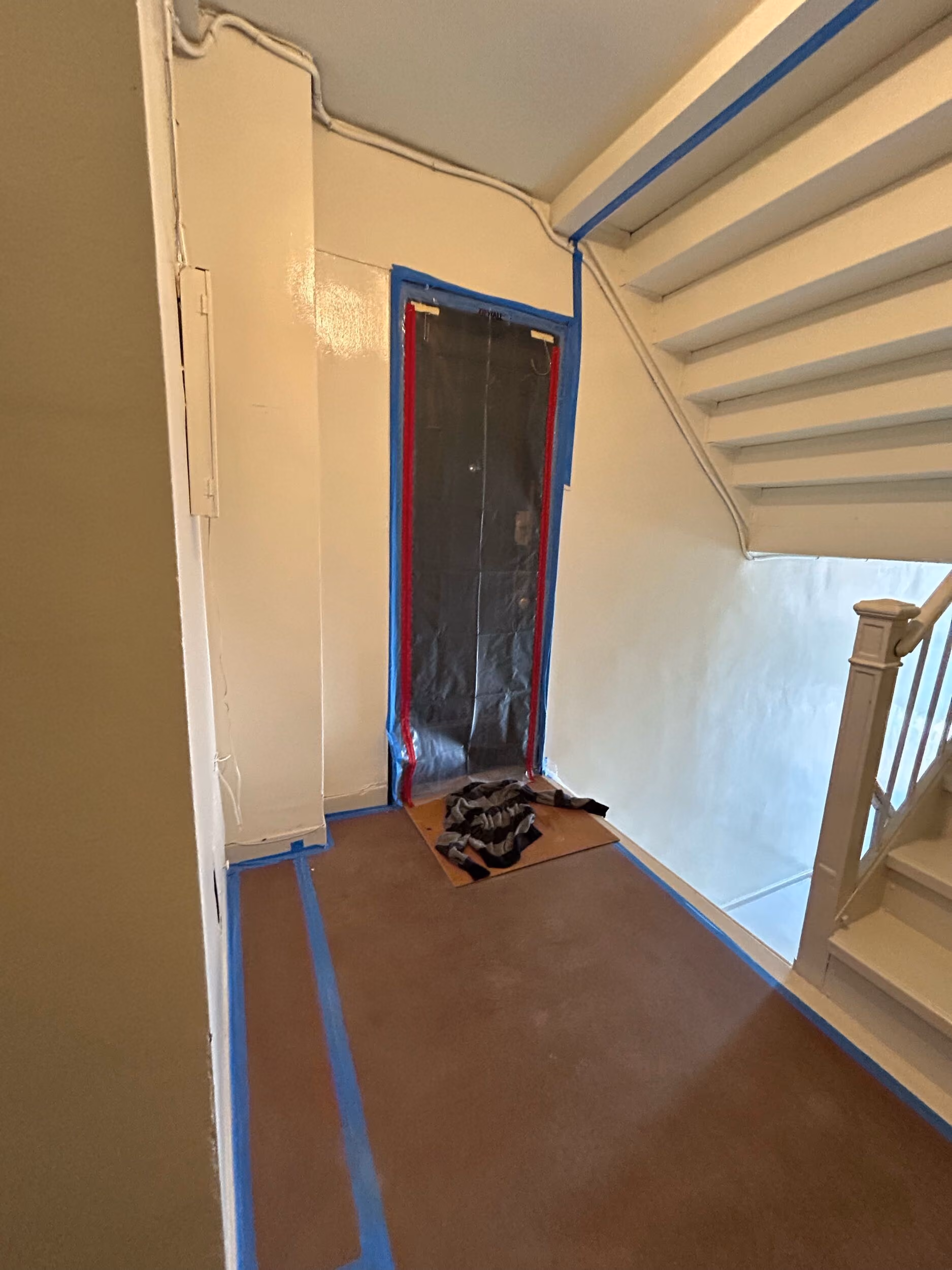 Construction in progress during a pre-war co-op renovation at 308 East 79th Street on the Upper East Side, Manhattan, by Gallery KBNY (view 1)