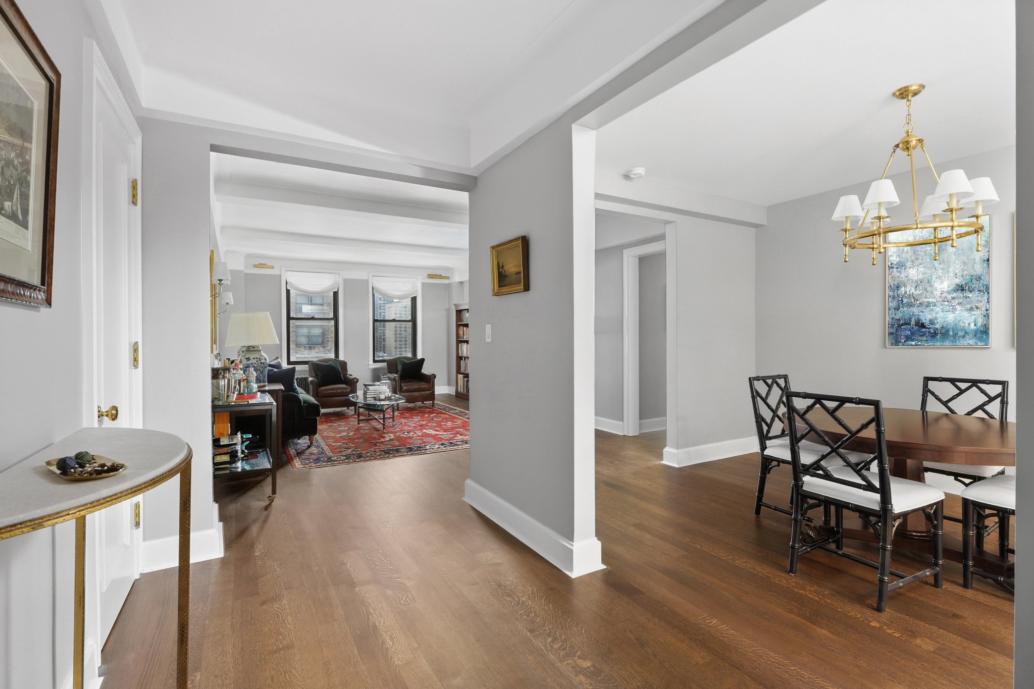 Renovated interior of a pre-war co-op at 308 East 79th Street on the Upper East Side, Manhattan, by Gallery KBNY (view 4)