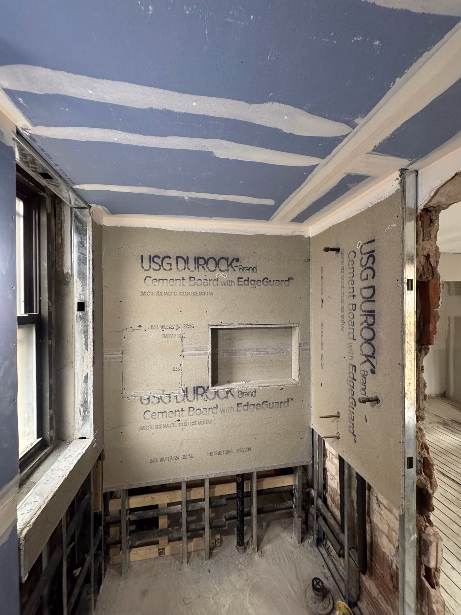 Construction in progress during a pre-war co-op renovation at 308 East 79th Street on the Upper East Side, Manhattan, by Gallery KBNY (view 10)