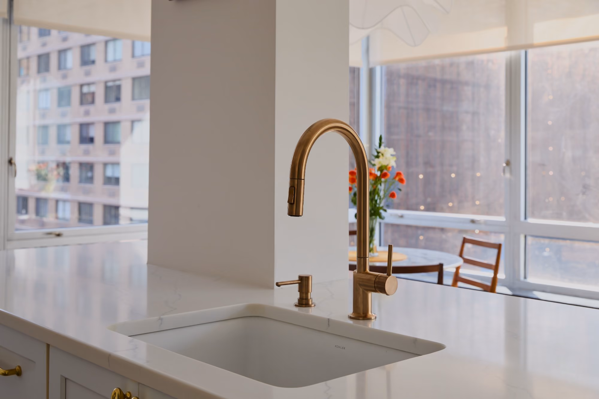 Renovated interior of a condo at 150 Columbus Avenue on the Upper West Side, Manhattan, by Gallery KBNY (view 11)