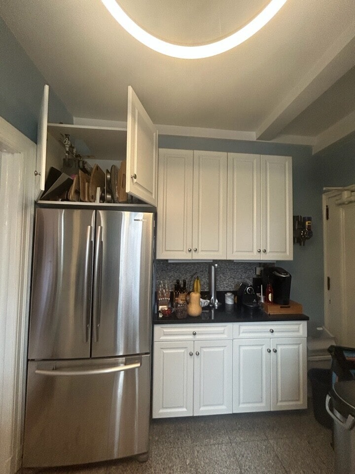 Interior before a post-war condo renovation at 151 West 74th Street on the Upper West Side, Manhattan, by Gallery KBNY (view 1)
