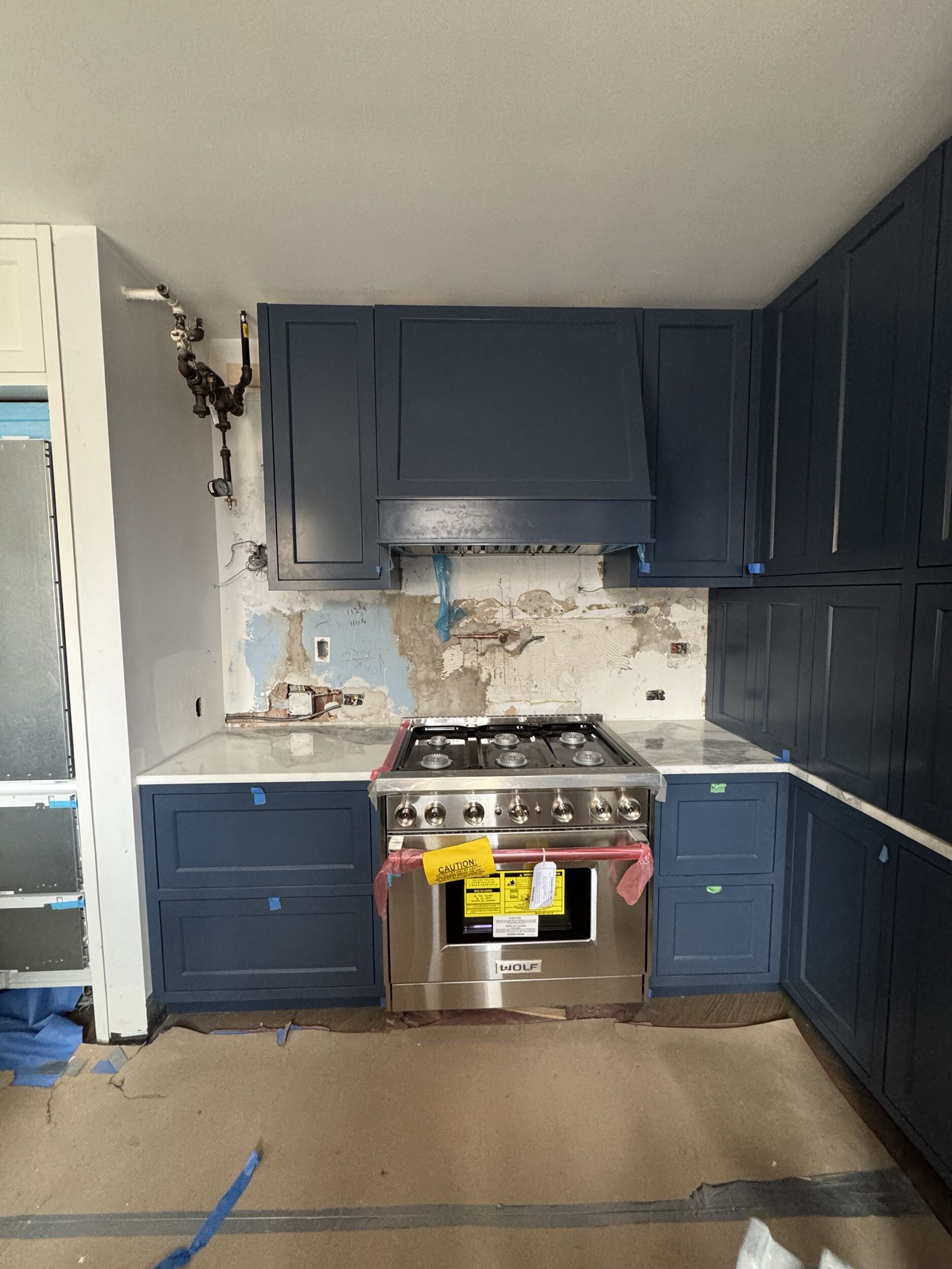 Pre-renovation or in-progress view of a post-war condo renovation at 151 West 74th Street on the Upper West Side, Manhattan, by Gallery KBNY (view 16)