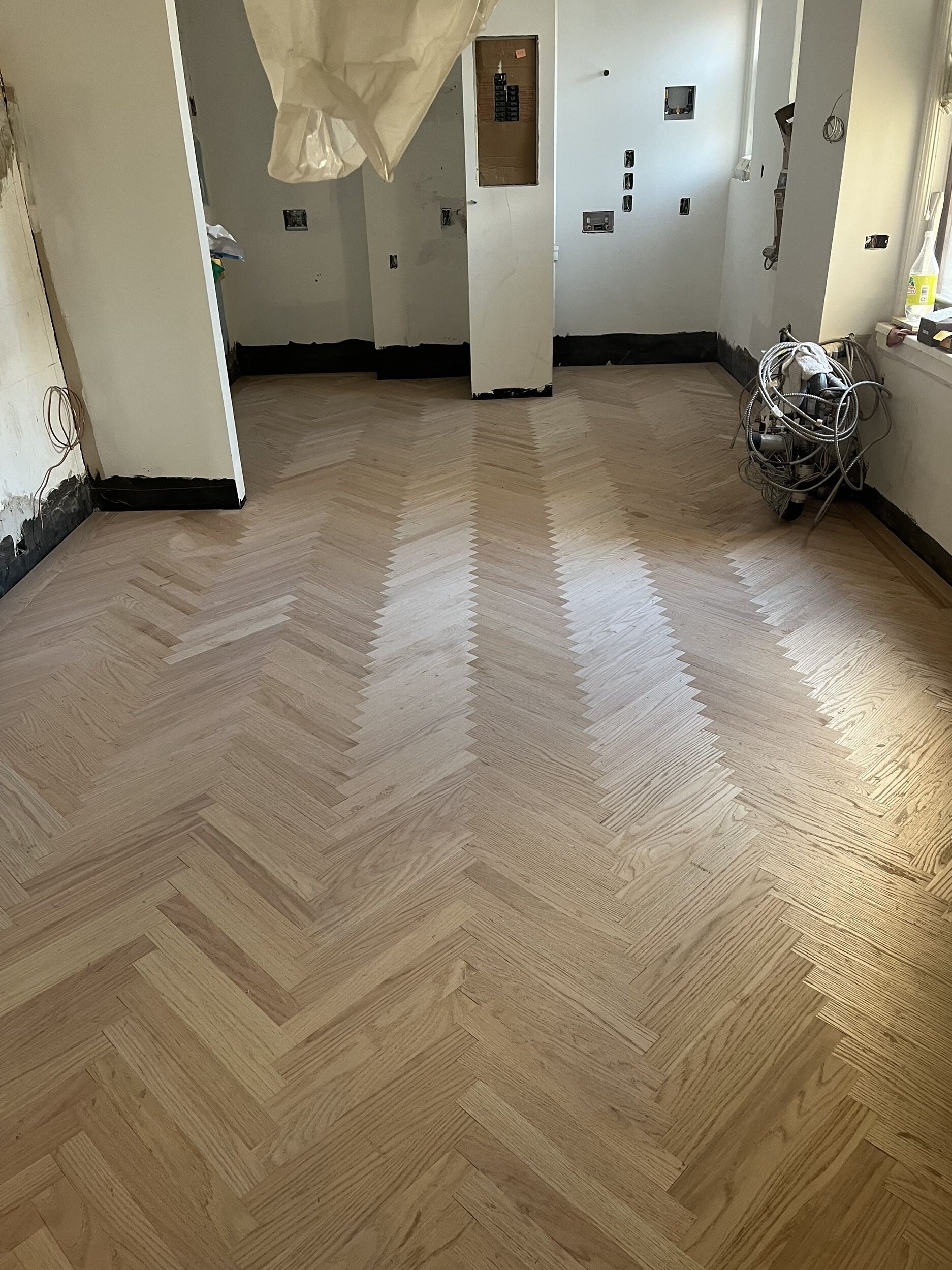 Pre-renovation or in-progress view of a post-war condo renovation at 151 West 74th Street on the Upper West Side, Manhattan, by Gallery KBNY (view 14)
