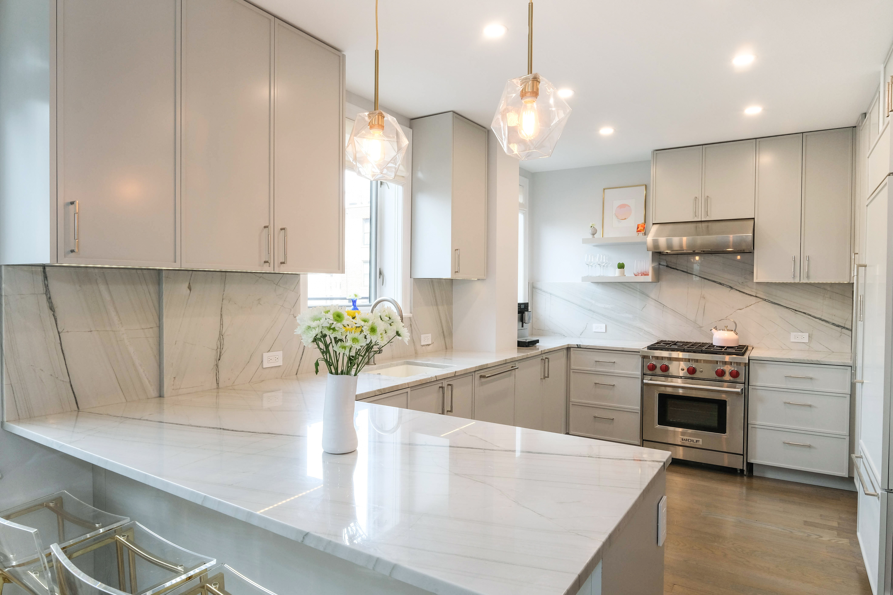 Renovated interior of a pre-war condo at 59 West 71st Street on the Upper West Side, Manhattan, by Gallery KBNY (view 3)