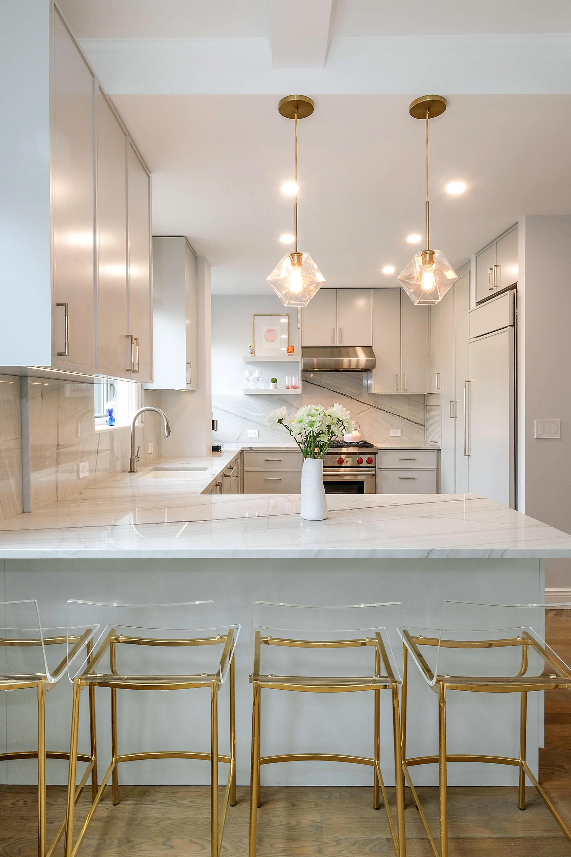 Renovated interior of a pre-war condo at 59 West 71st Street on the Upper West Side, Manhattan, by Gallery KBNY (view 4)