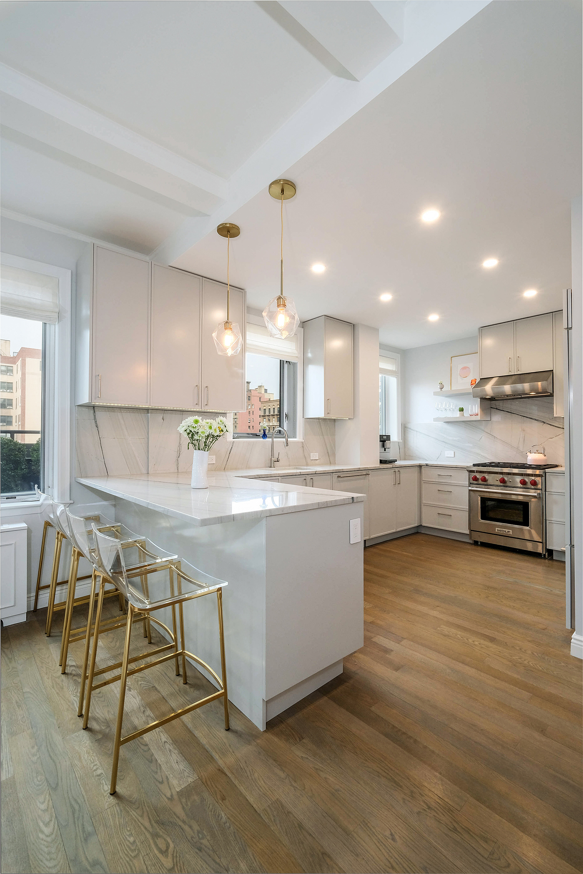 Renovated interior of a pre-war condo at 59 West 71st Street on the Upper West Side, Manhattan, by Gallery KBNY (view 5)