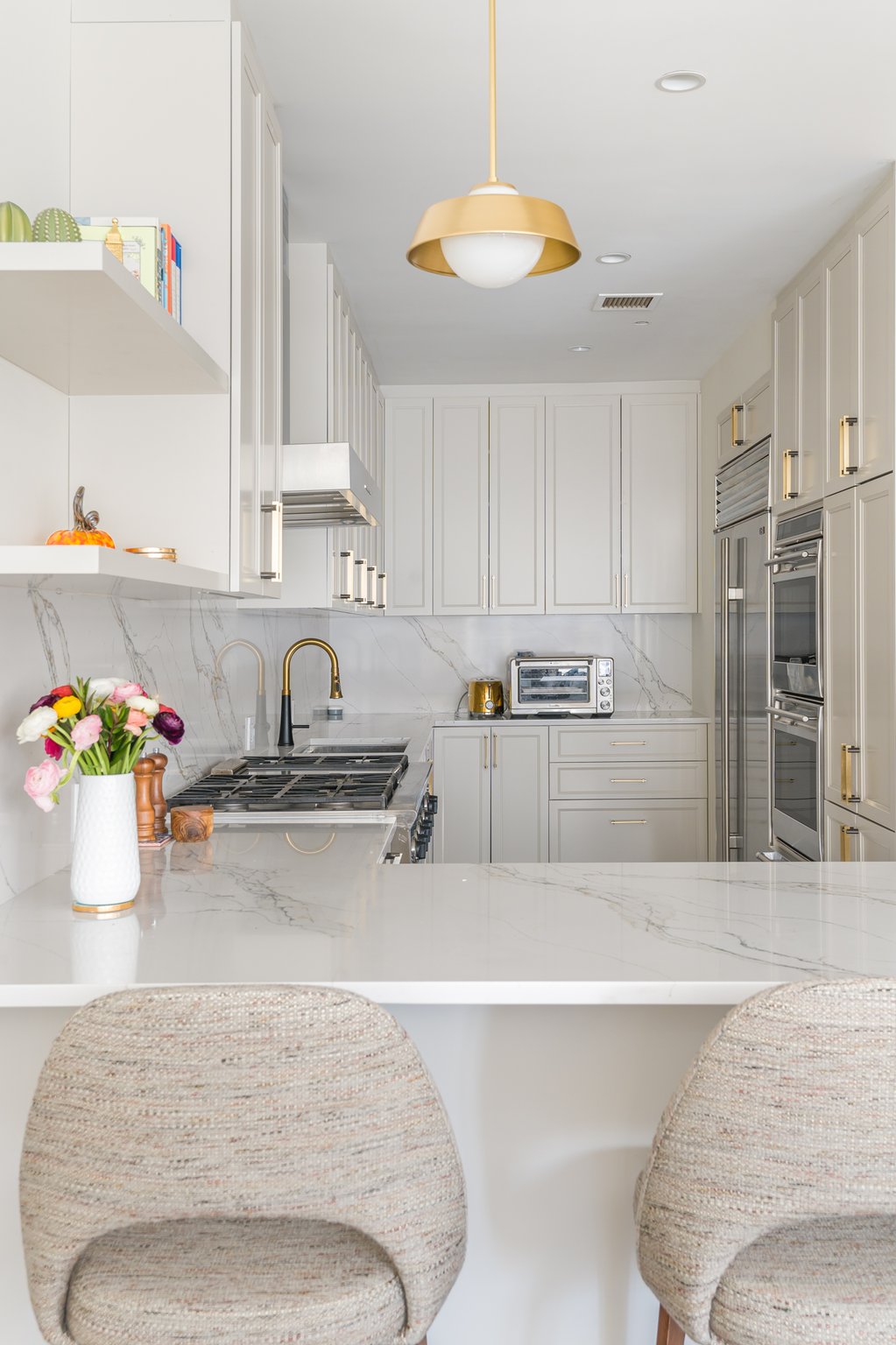 Renovated interior of a luxury condo at 220 Riverside Boulevard on the Upper West Side, Manhattan, by Gallery KBNY (view 2)